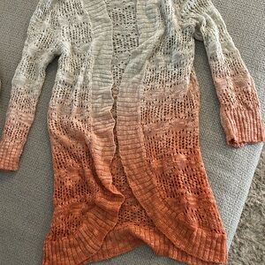 Elegant Gradient Knit Cardigan
